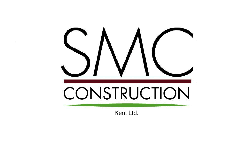 The logo for smc construction.